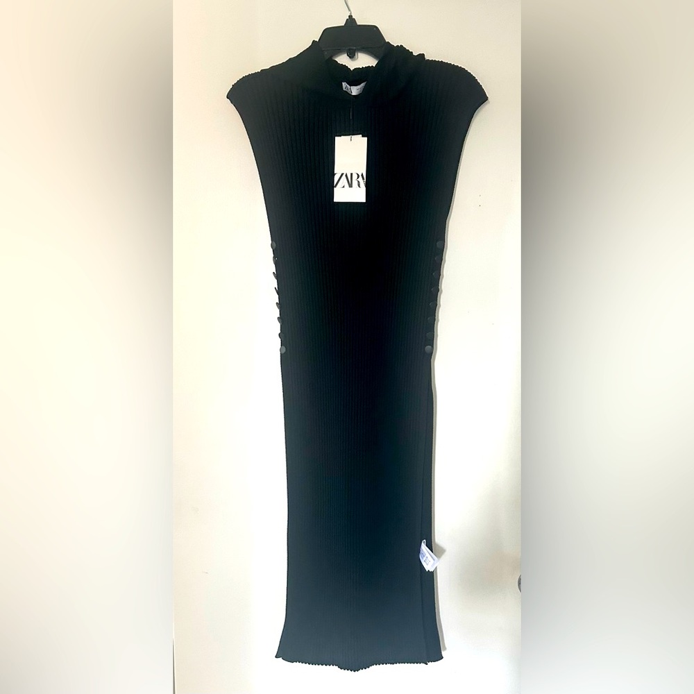 New Zara long Black Dress